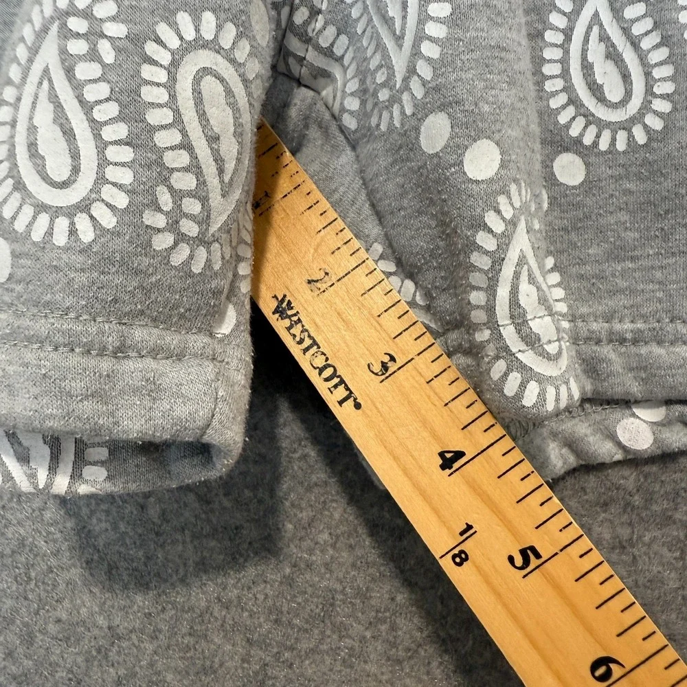 Collect & Select Shorts Mens Medium Paisley Print Drawstring Fleece‎ Sweat 4.5